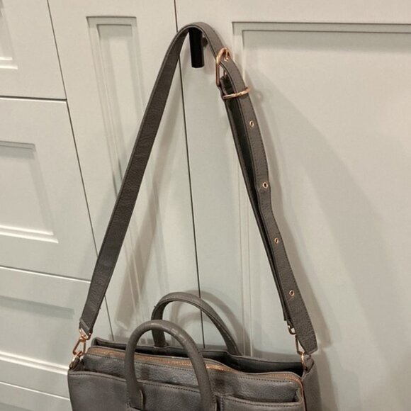 Matt & Nat Kintla Grey Crossbody Satchel Bag ok - Picture 8 of 16